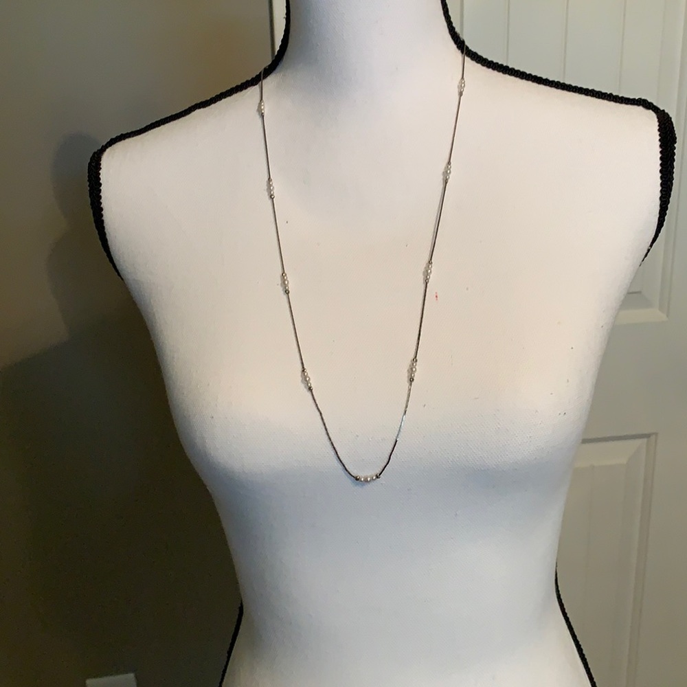 Fashion Fresh Water Pearl and Beaded Necklace 30”